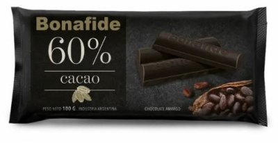 Tableta chocolate 60% cacao 100Gr 